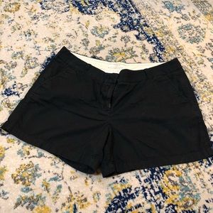 JCrew Black Shorts Sz14 great condition